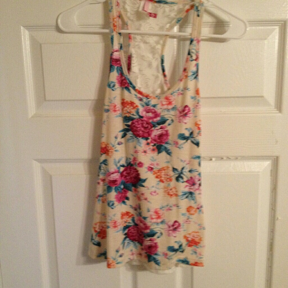 Floral tank top